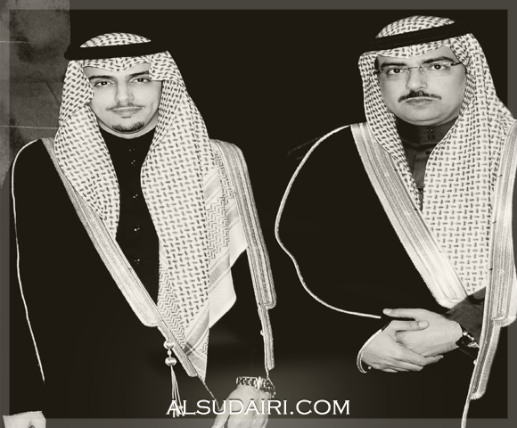 سعود بن عبدالعزيز بن عبدالله بن تركي السديري رحمه الله واخيه مشعل