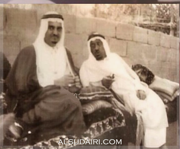 الملك فهد وتركي بن احمد السديري رحمه الله